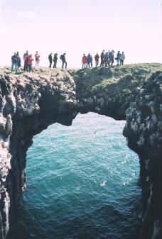 Wandeling langs de kust