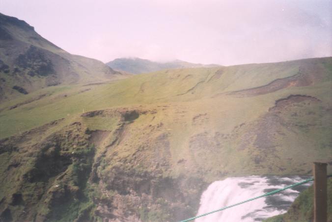 Skogafoss boven