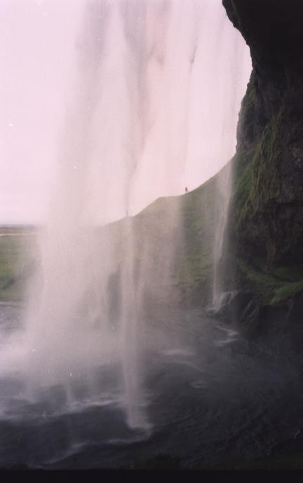 Waterval waar pannenkoeken gegeten worden.