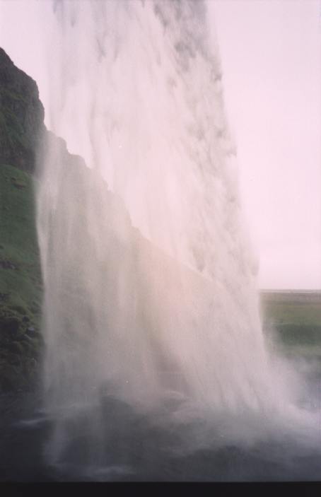 Waterval waar pannenkoeken gegeten worden.